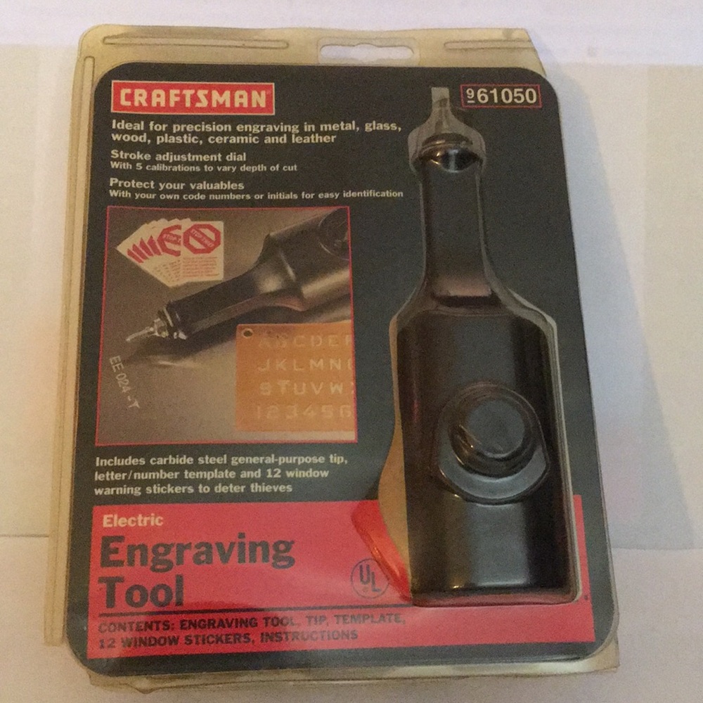 CRAFTSMAN ELECTRIC ENGRAVING TOOL